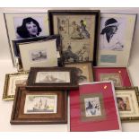 Collection of various framed prints and photographs. Condition report: see terms and conditions