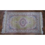 Persian modern silk rug 156cm x 88cm