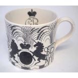 Wedgwood Eric Ravilious design King George VI and Queen Elizabeth 1937 Coronation commemorative mug,