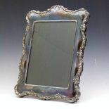 Britannia silver fronted photograph frame, London 1996, height 26.5cm.