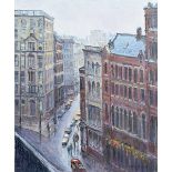 Reg Gardner (1948-),   Back Turner Street, signed, titled and dated 1988 on verso, oil on canvas,