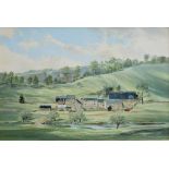 Michael Barnfather (1934-),  Summer on a Milltown Farm, signed and dated '79, titled on verso, oil