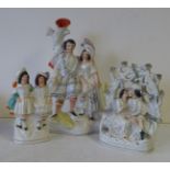 A 19th Century Staffordshire Group Figur