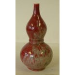 A 19th Century Red Glazed Gourd Vase, 20