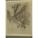 Cecil Aldin Signed Coloured Print depict