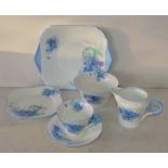 A Shelley Part Tea Service on white and