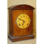 An Edwardian Mantle Clock having inlaid