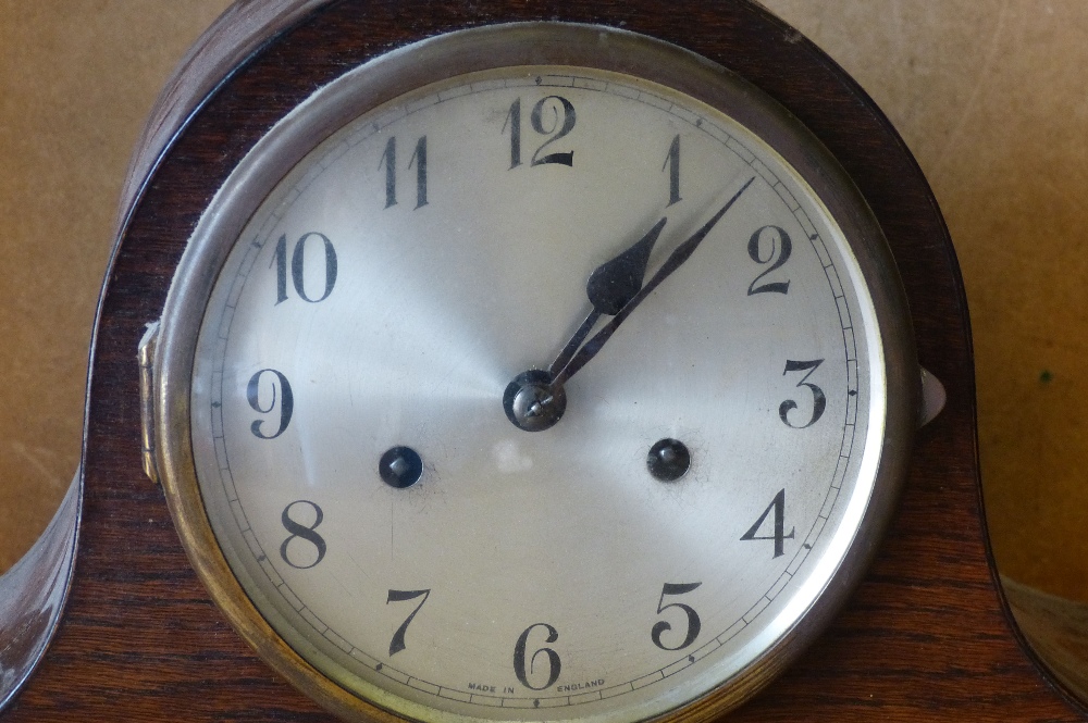 A 1920's 8 Day Striking Mantle Clock hav - Image 2 of 4