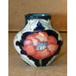 A Moorcroft Small Bulbous Thin Necked Va