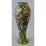 A Modern Moorcroft Bulbous Thin Necked V