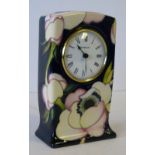 A Modern Moorcroft Porcelain Timepiece o