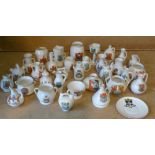 33 WH Goss Crested China Items