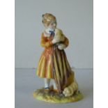 A Royal Doulton Figurine Age of Innocence "Puppy Love" HN3371 limited edition number 1535