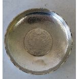 A Continental Sterling Small Round Dish inset with 18th century coin, 2.