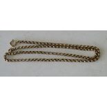 A 9ct Gold Linked Chain, 50cm long 11.