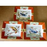 A Set of 3 Hermes,