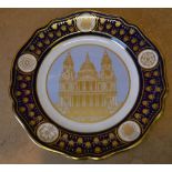 A Modern Spode Limited Edition Plate "The St Paul's Cathedral Royal Wedding Plate" 28cm diameter