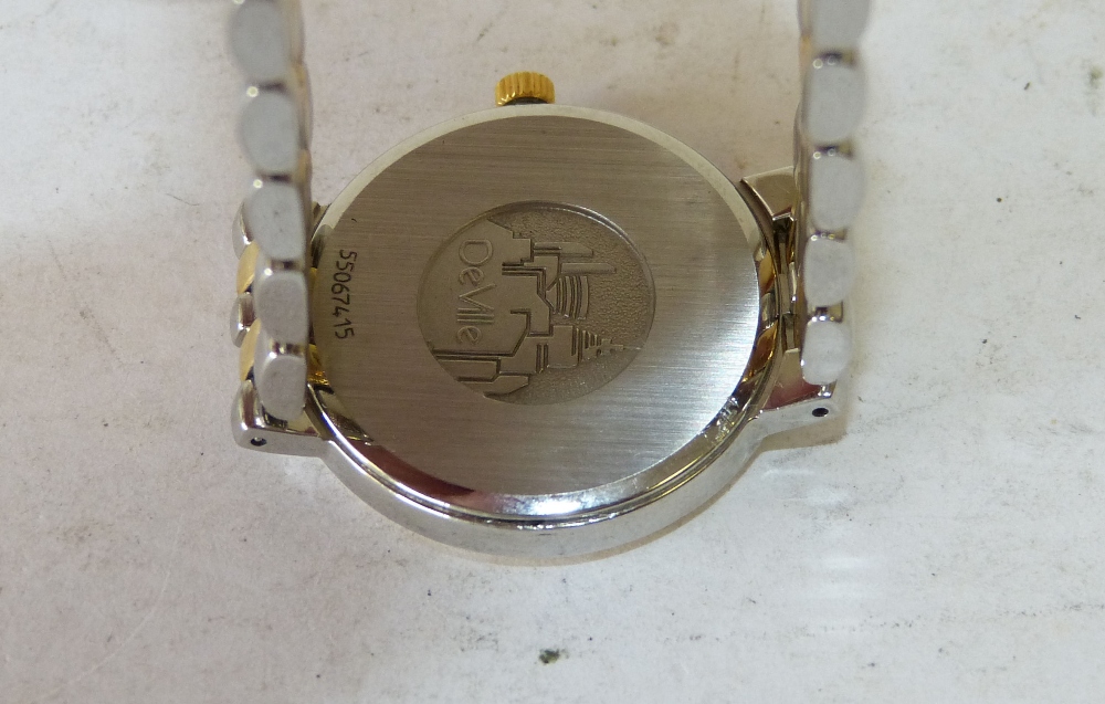 An Omega DeVille Ladies Circular  Wrist Watch having matching strap bracelet - Image 2 of 3