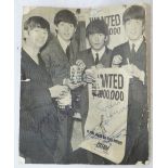 A Beatles Autographed Oxfam Campaign Flyer,