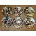 A Set of 6 Wedgwood Limited Edition Plates "Country Days" 20.