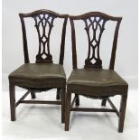 A pair of 18th century style single chai