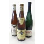 Three bottles of 1999 Schloss Schonborn Riesling,