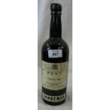 A bottle of 1927 Sandemans Vintage Port