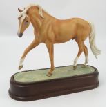 A Royal Worcester limited edition model, Palomino, modelled by Doris Lindner, with box,