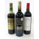 A bottle of 1972 Chateau Cantenac Brown Margaux, together with a 2004 Cuvee Viva red,