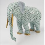 A Herend model, of an elephant,