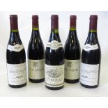 Two bottles of 2002 R Rostaing Cote Rotie Cuvee Terriors,