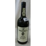 A bottle of 1963 Warres Vintage Port