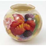 A Royal Worcester vase,