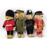 A Merrythought Harrods Bear, together with a Merrythought Beefeater,