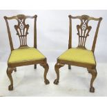 A pair of chairs,