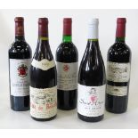 Two bottles of 1998 Cote de Brouilly Beaujolais, together with a 2009 Chateau la Goviniere,