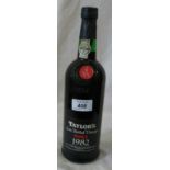 Three bottles of Taylors LBV Port, dated 1982,