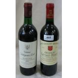 Four bottles of 1983 Chateau Labegorce-Zede,