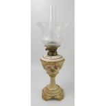 A Royal Worcester associated oil lamp,
