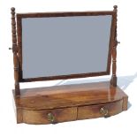 A 19th century mahogany dressing table mirror,