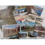 A quantity of postcards, to include views Bath, London, Wales,