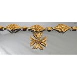 A 19th century gilt metal filigree collar, with a similar cruciform pendant attached,
