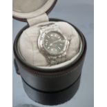A Tag Heuer chronometer gentleman's quartz wristwatch, with stainless steel bracelet,