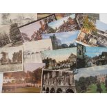 A quantity of postcards, topographical views to include Wiltshire, Suffolk, Devonshire,