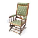 An American rocking chair,