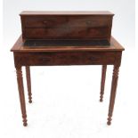 A mahogany writing table,