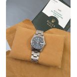 A Rolex Oyster Perpetual Date wrist watch, with stainless steel bracelet,