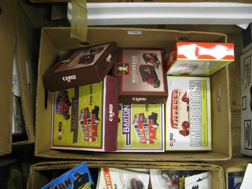 BOX OF CORGI DIE CAST VEHICLES