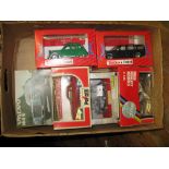 BOX OF TONKA POLISTIL DIE CAST CARS ETC