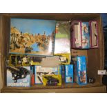 BOX OF PLAYMOBIL AND OTHER TOYS